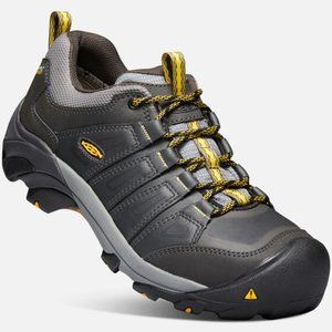 KEEN Men's Boulder Waterproof (Steel Toe) work shoes new with box